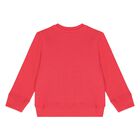 Younger Girls Pink Logo Sweatshirt, 1, hi-res