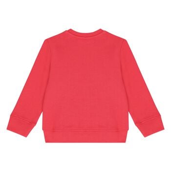 Younger Girls Pink Logo Sweatshirt