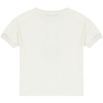 Girls Ivory Logo Bag T-Shirt
