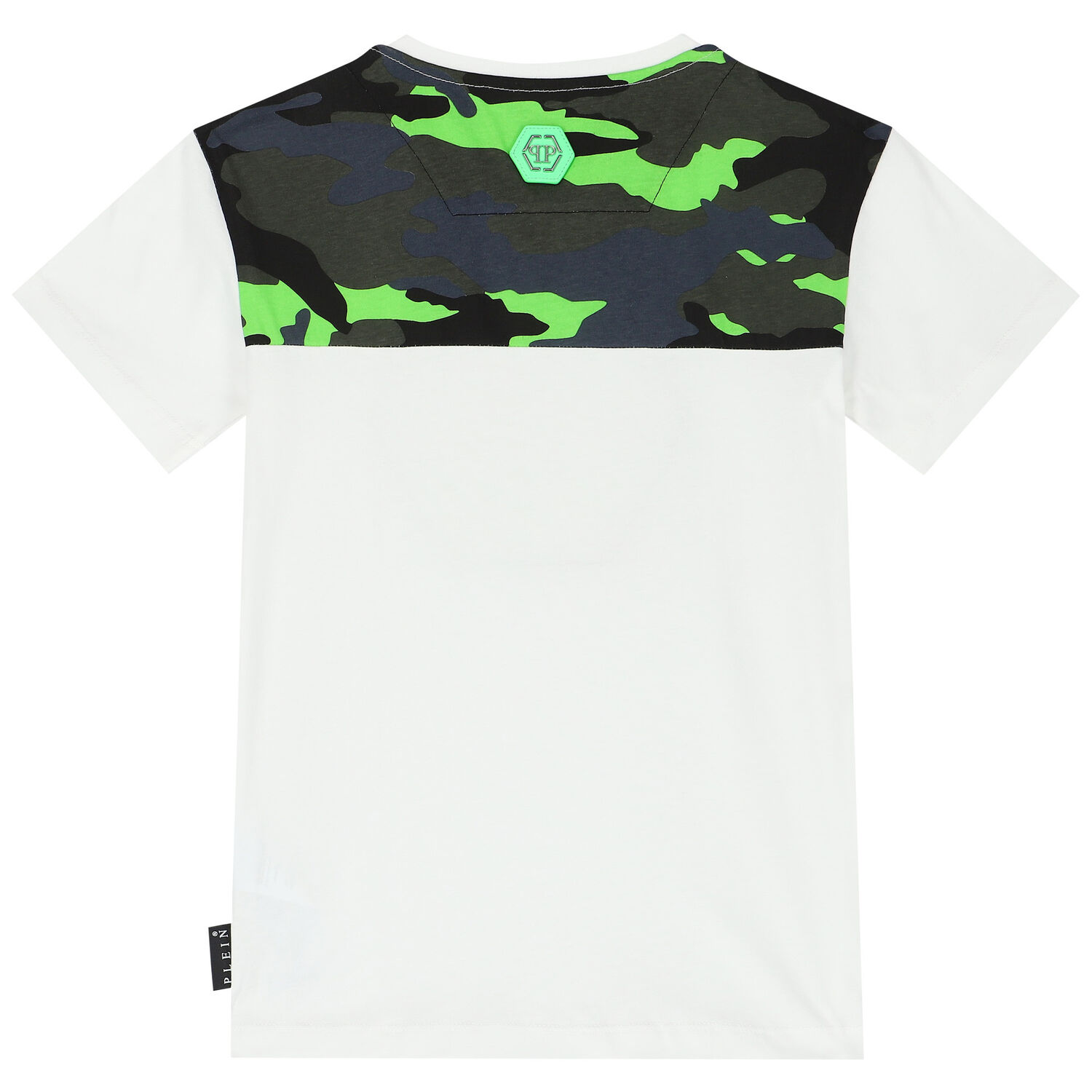 Boys White Logo T-Shirt, 1, hi-res