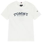 Boys White Logo T-Shirt, 4, hi-res