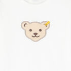 Boys White Teddy Long Sleeve Top, 1, hi-res