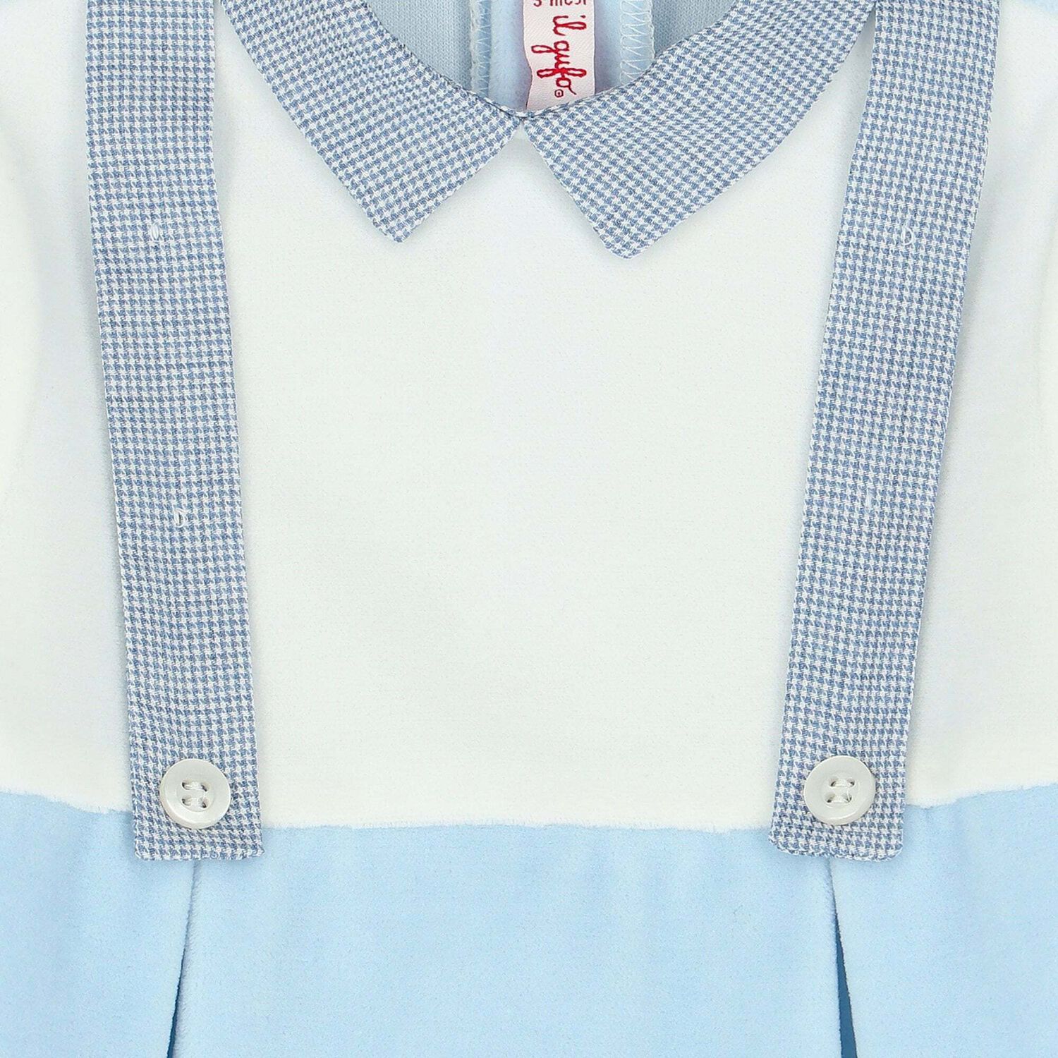 Baby Boys Blue & White Babygrow, 1, hi-res image number null