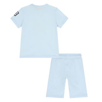 Younger Boys Blue Logo Shorts Ser