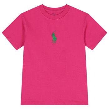 Girls Pink Logo T-Shirt