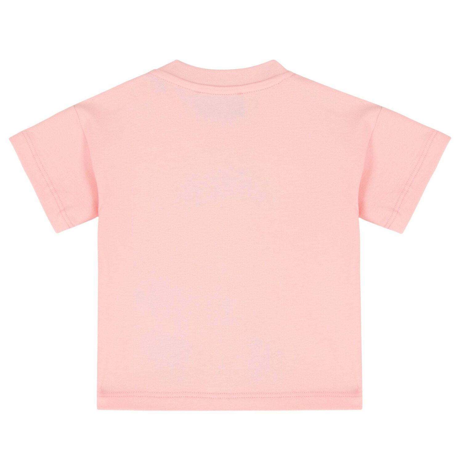 Younger Girls Pink Teddy T-Shirt, 1, hi-res