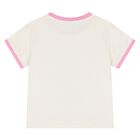 Girls Ivory Bubble Tiger T-Shirt, 1, hi-res