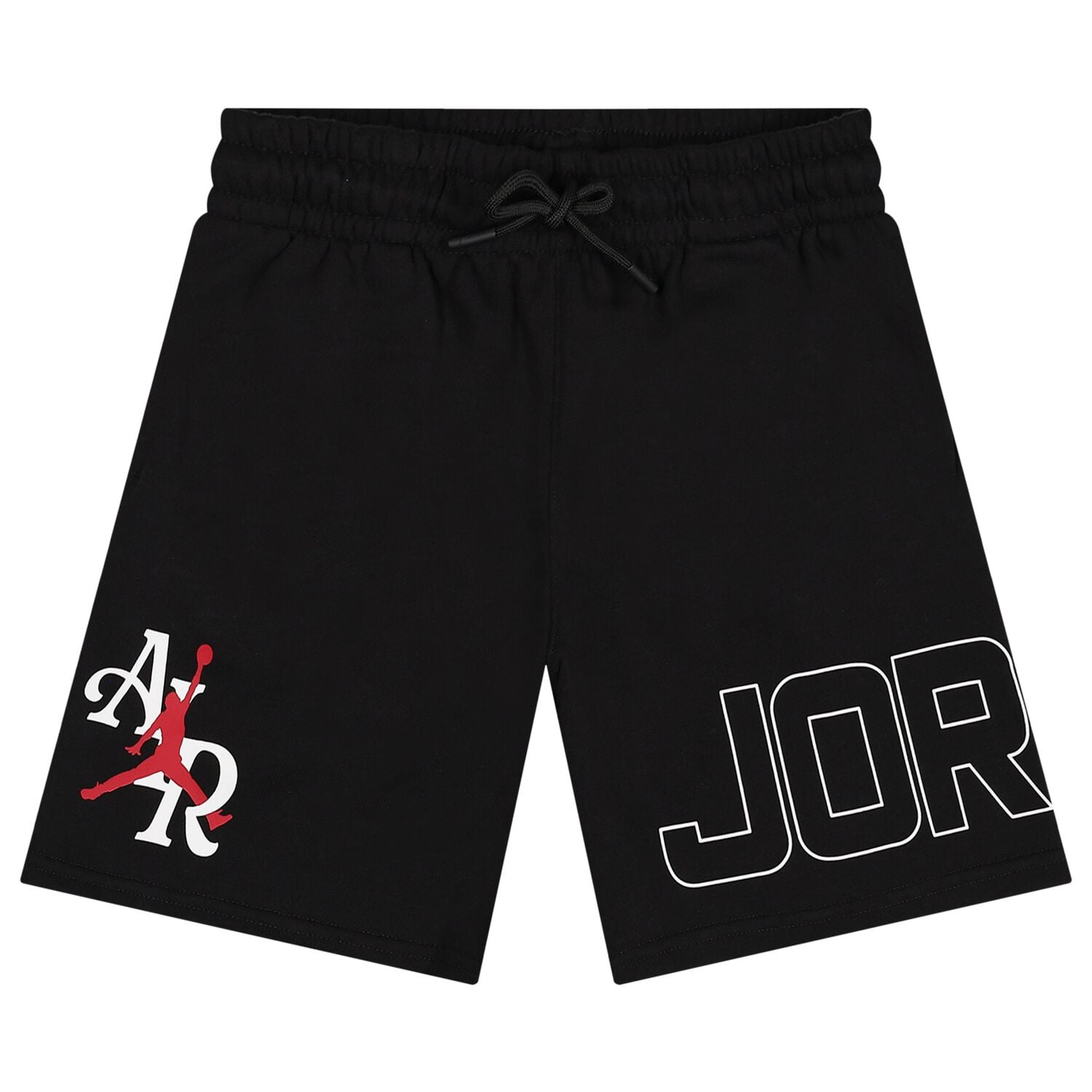 Boys Black Jordan Shorts, 1, hi-res