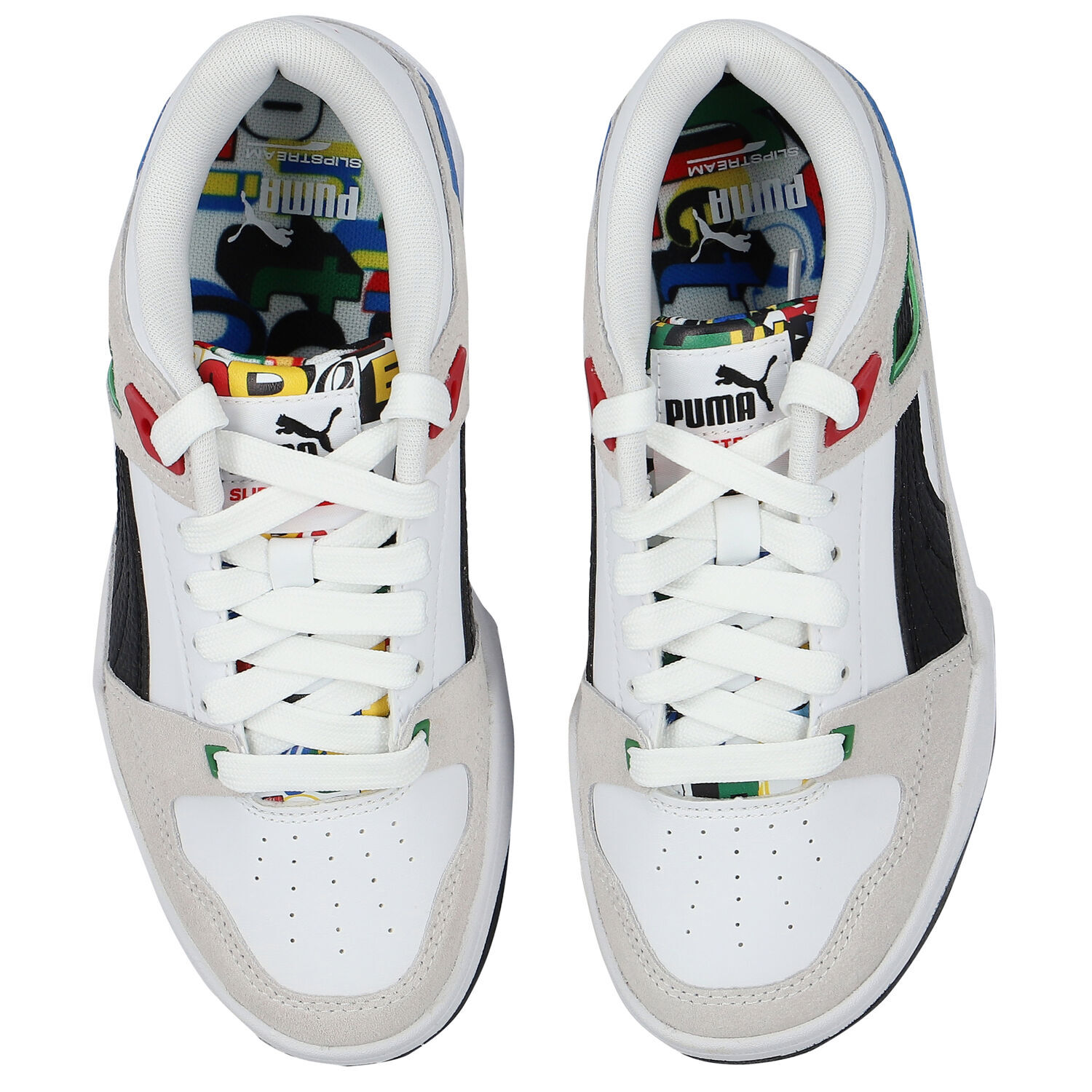 Boys White Slipstream Trash Talk Jr Trainers, 1, hi-res