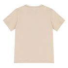 Younger Boys Beige Medusa T-Shirt, 1, hi-res