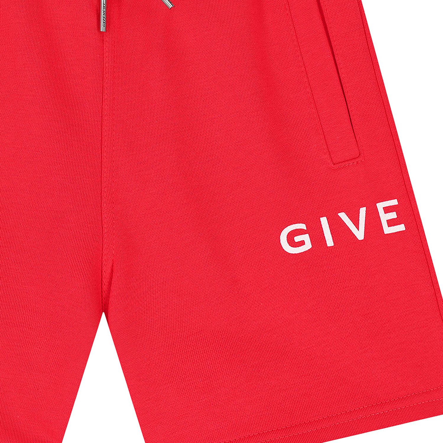 Boys Red Logo Shorts, 4, hi-res image number null