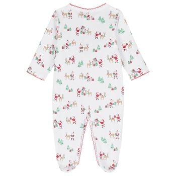 White North Pole Reindeer Babygrow