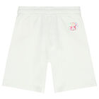 White Logo Shorts, 1, hi-res