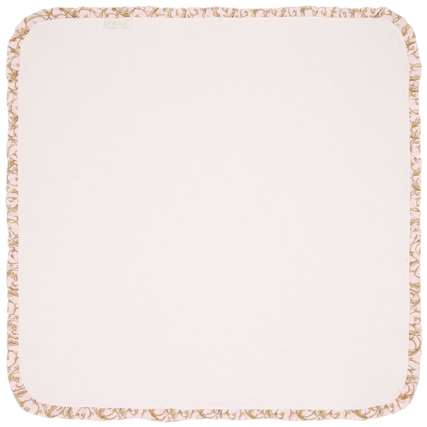 Baby Girls Pink & Gold Blanket, 1, hi-res image number null