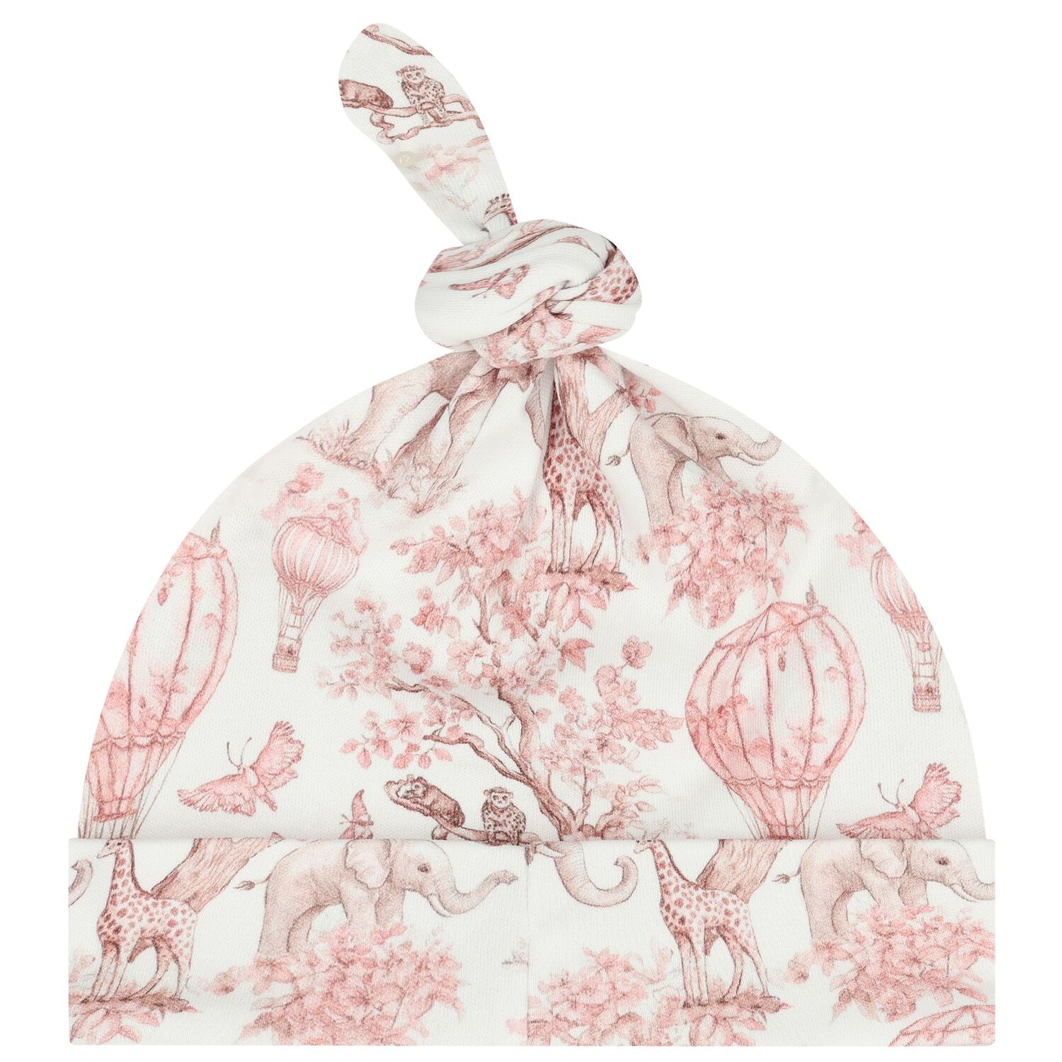 طقم هدايا ملابس أطفال بشعار افريقيا باللون الابيض والوردي للبنات , 1, hi-res