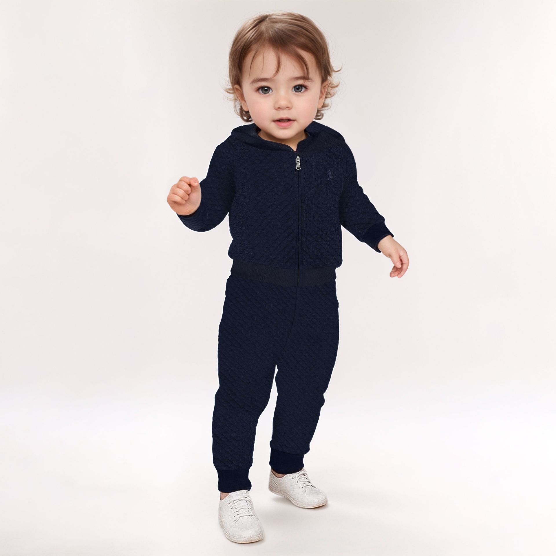 Navy blue ralph lauren tracksuit discount