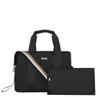 Black Logo Baby Changing Bag , 1, hi-res