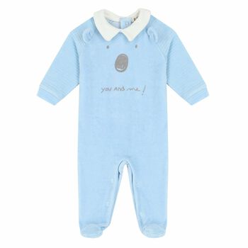 Baby Boys Blue Babygrow