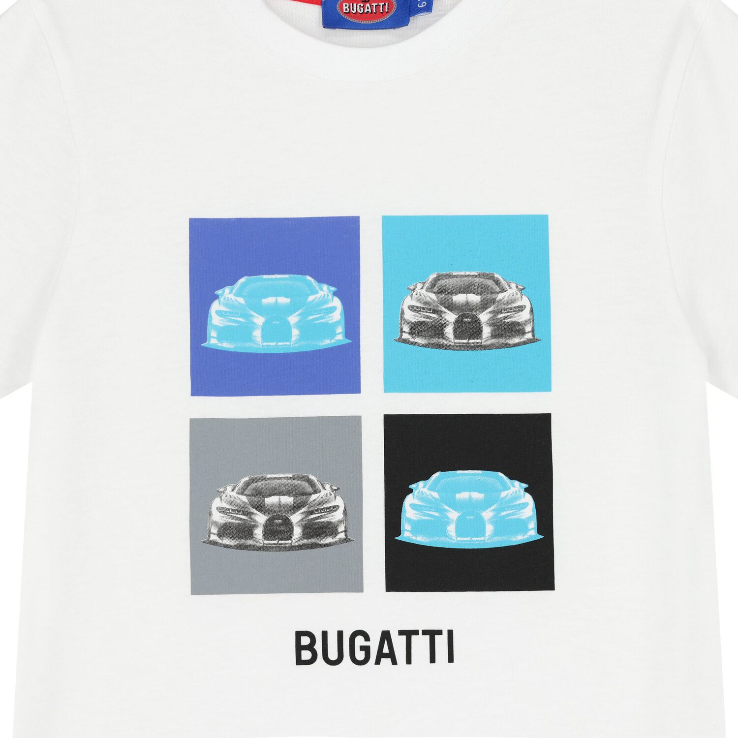 تيشيرت أولاد بالشعار باللون الأبيض, 1, hi-res image number null