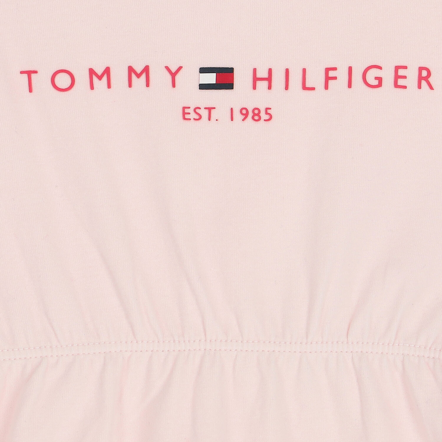 فستان بنات بالشعار باللون الوردي, 1, hi-res