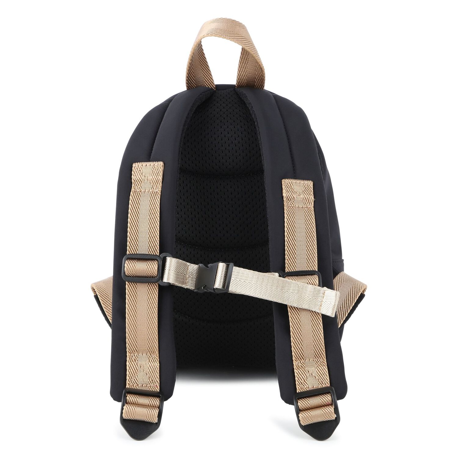 Boys Black & Beige Logo Backpack, 1, hi-res image number null