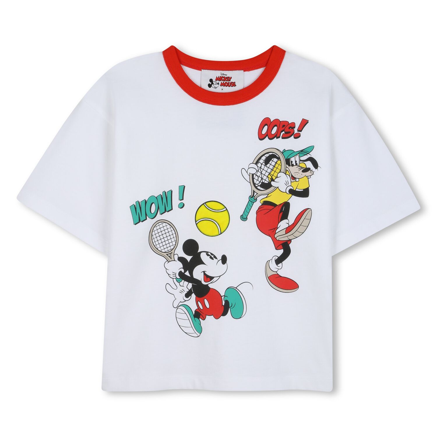 Boys White Disney T-Shirt, 1, hi-res