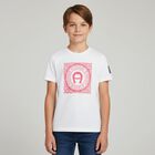 Boys White Logo T-Shirt, 3, hi-res