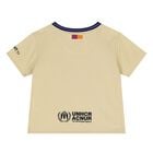 طقم شورت برشلونة باللون البيج والأسود للأولاد, 1, hi-res