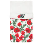 مدس بطبعة باللون الأبيض والأحمر للبنات, 1, hi-res