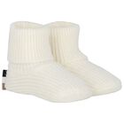 Ivory Baby Hat & Booties Gift Set, 1, hi-res