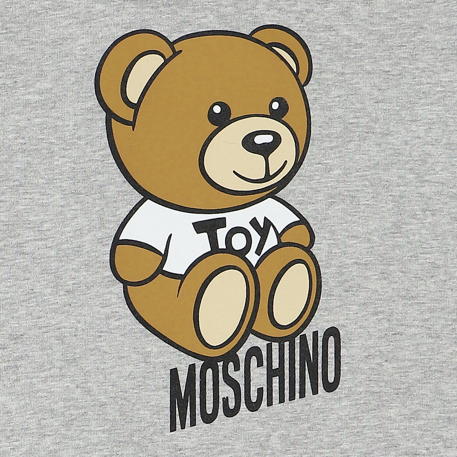 Grey Teddy Logo Babygrow, 1, hi-res