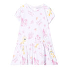 Younger Girls White Tweetie Pie Dress, 1, hi-res