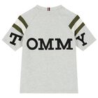 Boys Grey Logo T-Shirt, 1, hi-res