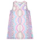 Girls Pink & Blue Iride Dress, 1, hi-res