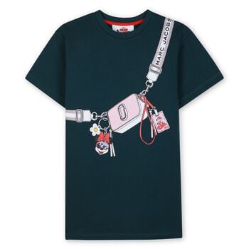 Girls Green Minnie Mouse Disney Bag Dress