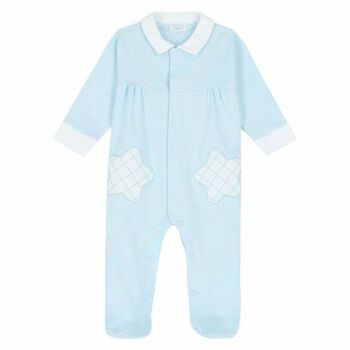 Baby Boys Blue Babygrow