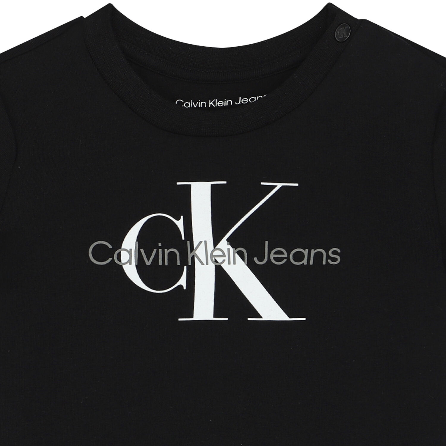 تيشيرت أولاد بالشعار باللون الاسود, 4, hi-res image number null