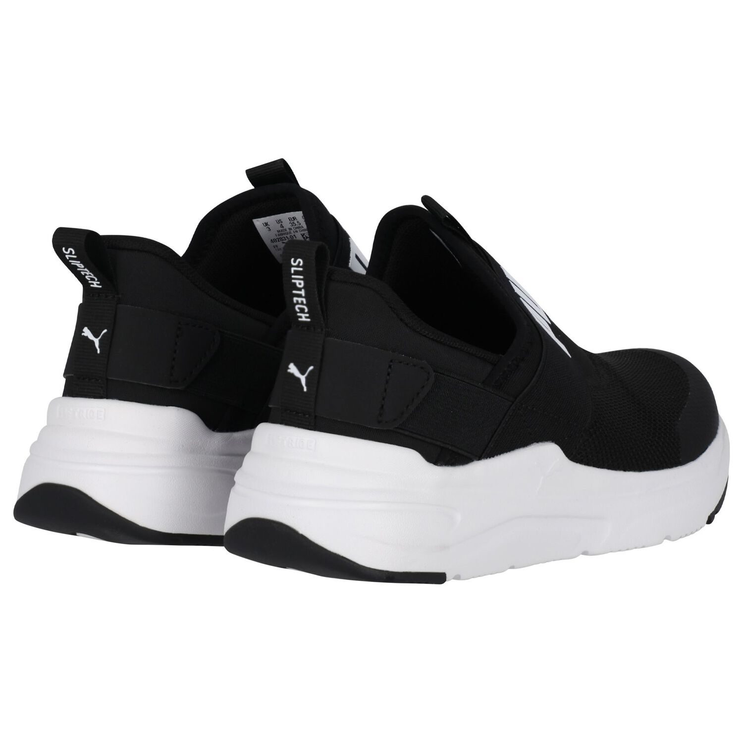 Black Softride Wired 2 Sliptech Trainers, 1, hi-res