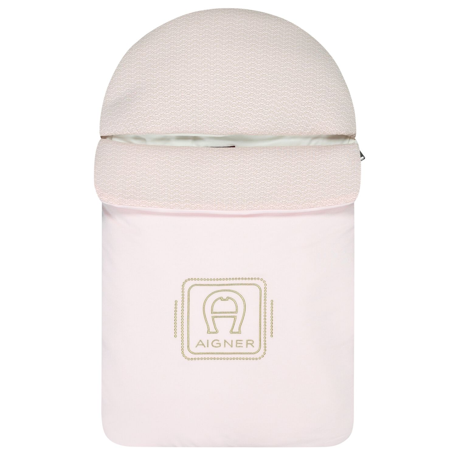 Baby Girls Pink & Gold Logo Nest, 3, hi-res