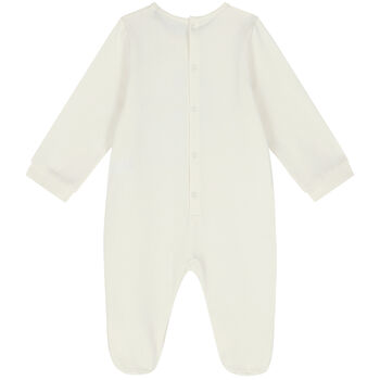 Ivory Horse & Logo Babygrow