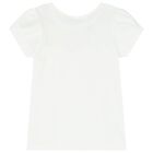 طقم بنات تنورة بطبعة الزهور باللون الأبيض والزهري, 1, hi-res