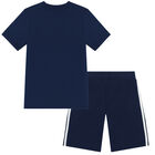 Navy Logo Shorts Set, 2, hi-res