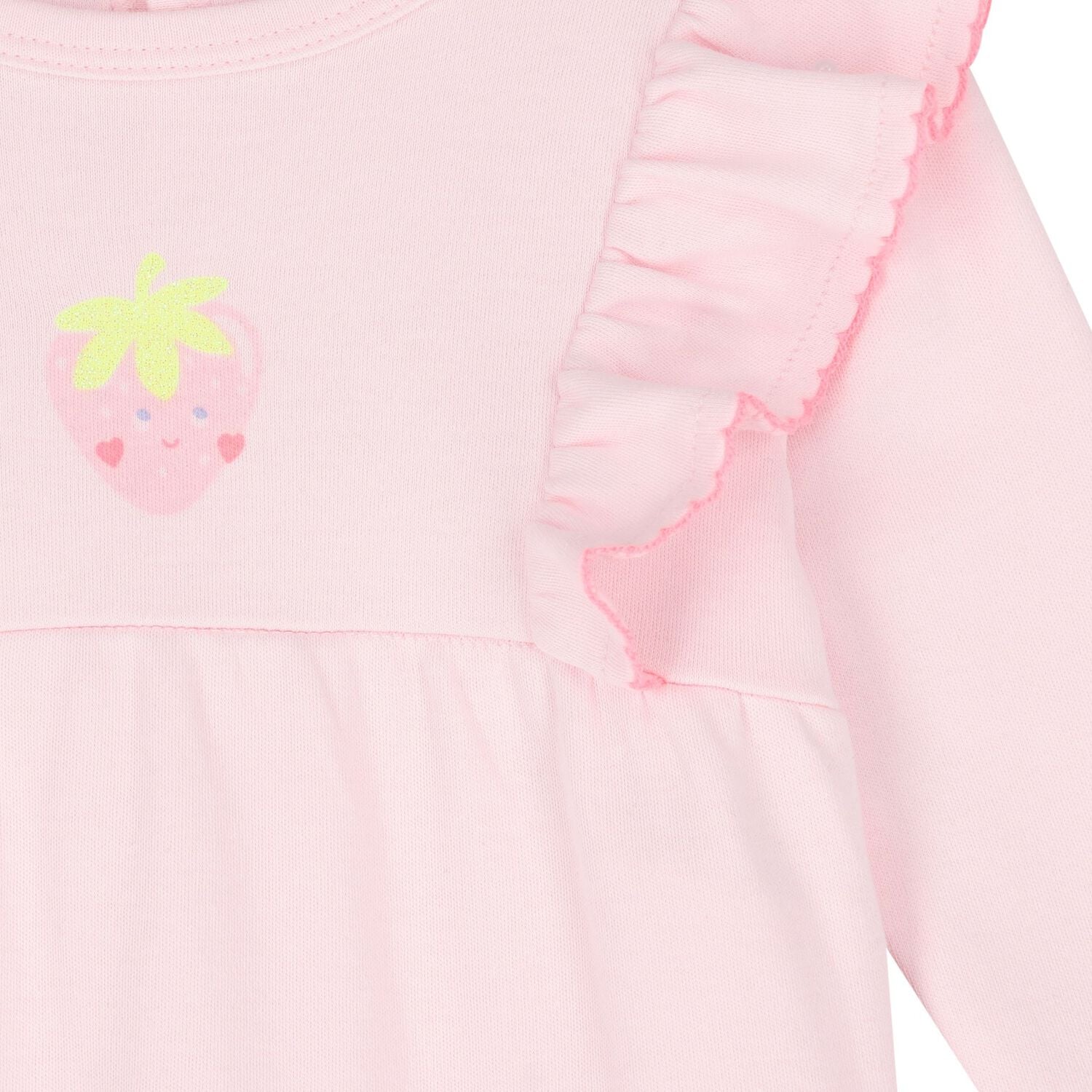 Baby Girls Pink Strawberry Babygrow Gift Set, 1, hi-res