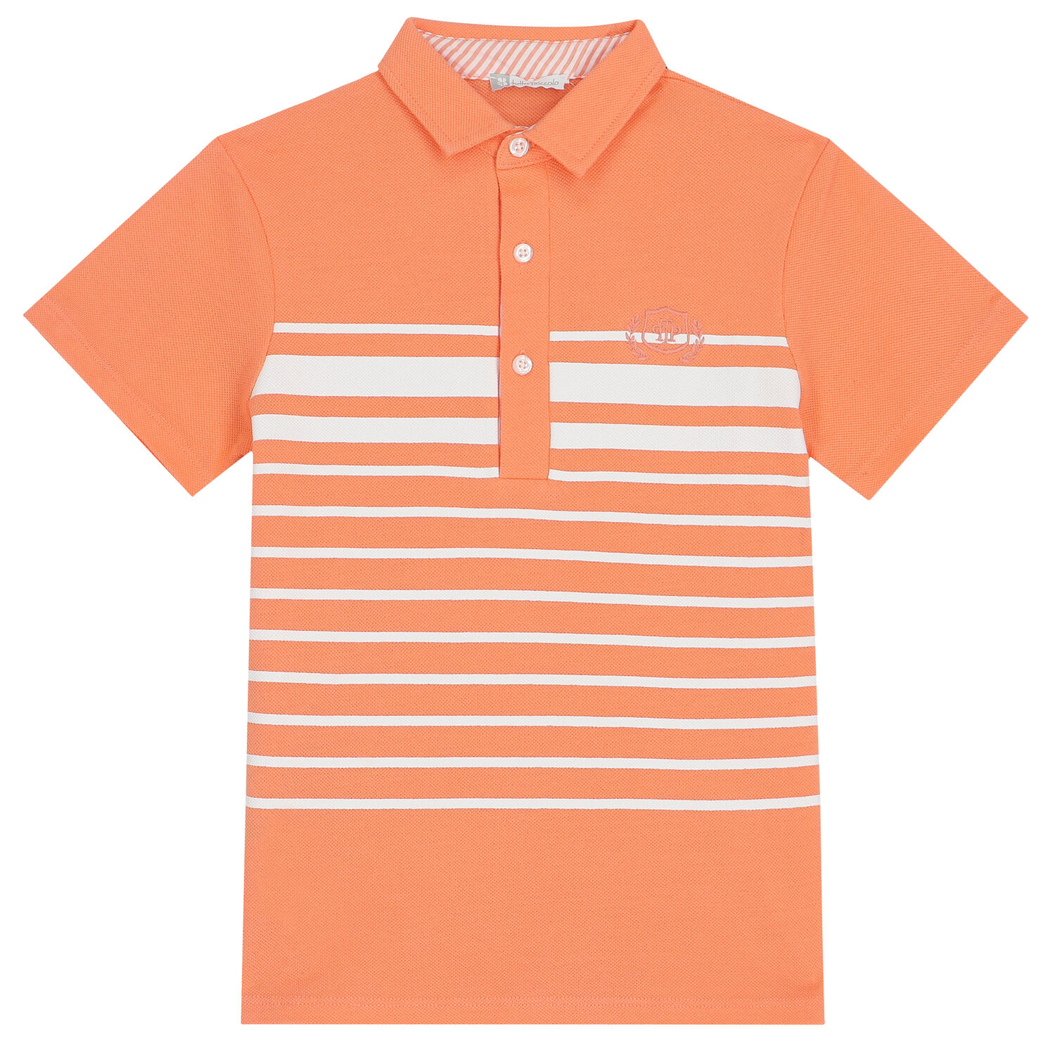 Boys Orange & Beige Shorts Set, 1, hi-res