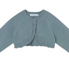 كارديجان محبوك باللون الأخضر للفتيات الصغيرات, 3, hi-res