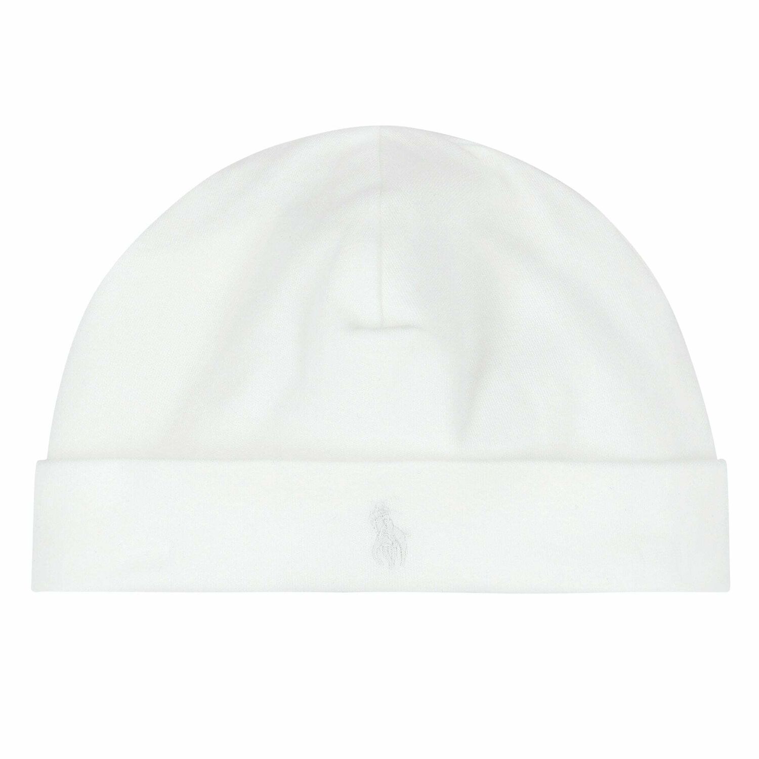 Baby White Logo Hat, 1, hi-res