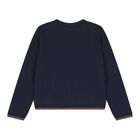 سويت شيرت أطفال مخطط باللون الكحلي للأولاد, 1, hi-res