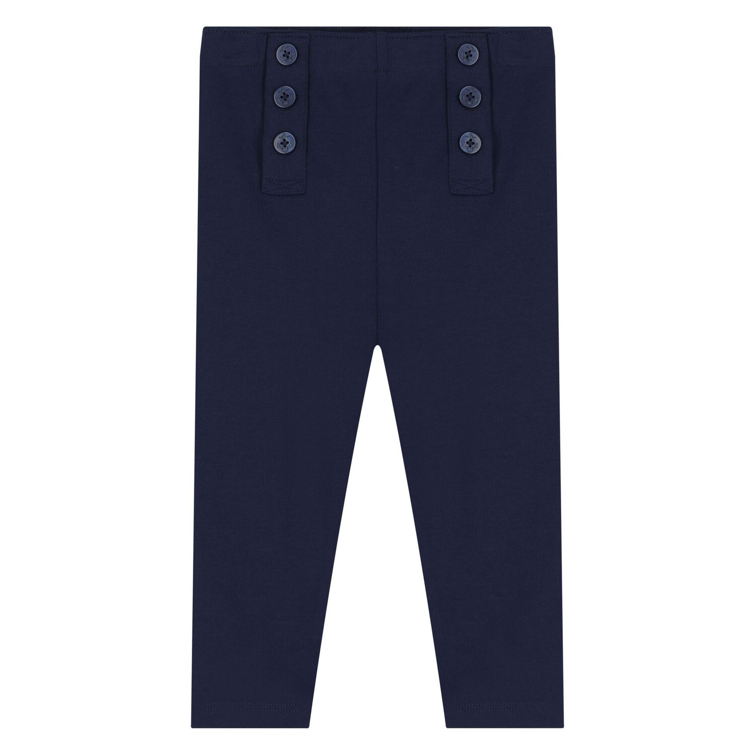 Baby Girls White & Navy Blue Leggings Set, 1, hi-res image number null