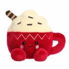 Palm Pals Red & Ivory Cassia Hot Cocoa Soft Toy ( 13CM ), 1, hi-res