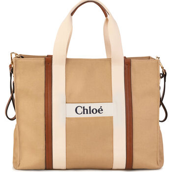 Beige Logo Baby Changing Bag